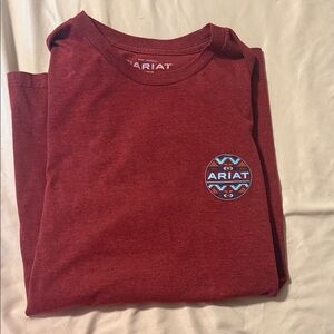 Ariat Men's Burgundy Short Sleeve Tee